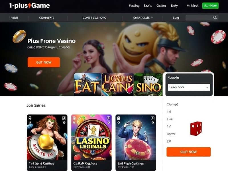 Discover 1plusGame, the premier online gambling platform offering a vast selection of casino games, live dealer options, and exclusive bonuses. Start playing today for real money rewards.